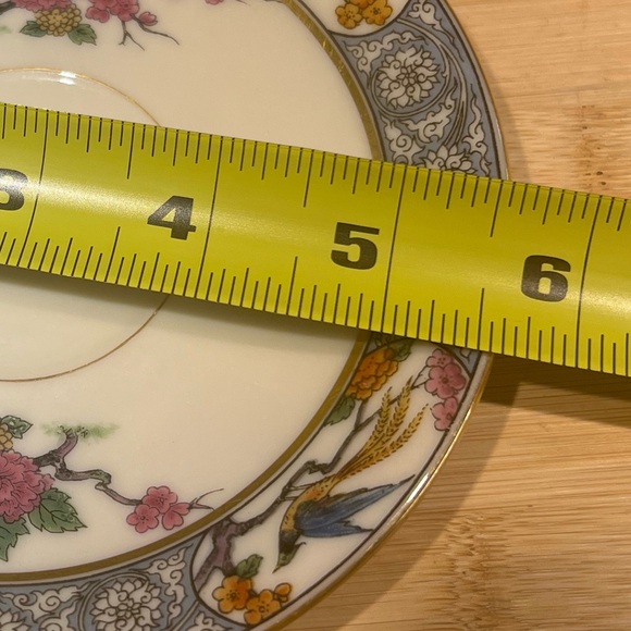 Vintage Lenox Ming-Birds Set of 3 cups and 3 saucers 1953-63 Gold Back Stamp - Picture 8 of 8